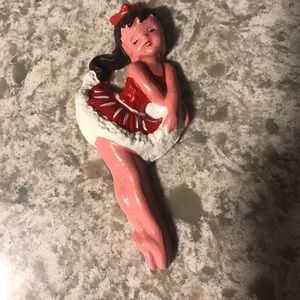 Vintage MidCentury Chalkware Ballerina